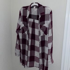 Oversized flannel